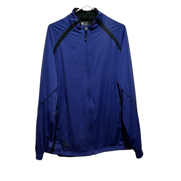 Adidas Purple Full Zip Jacket Uni Sex Size Large Pre Owned - Picture 1 of 6